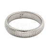 Non-Tarnish 304 Stainless Steel Spring Bangles for Women Men BJEW-U003-02F-P-2