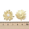 Brass ABS Imitation Pearl Stud Earrings EJEW-M082-06G-3