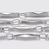 Tarnish Resistant 304 Stainless Steel link Chains CHS-K007-08P-1