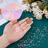 80G 8 Colors Luminous Glow in the Dark Cylinder Seed Beads SEED-DC0001-16B-3