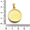 304 Stainless Steel Pendants STAS-B086-09F-G-3