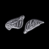 Transparent Acrylic Pendants TACR-G050-02B-3