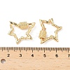 Brass Screw Carabiner Lock Charms KK-Z118-04G-3