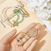 2 Sets Brass Micro Pave Clear Cubic Zirconia Chain Extender KK-BBC0012-49-3