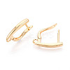 Brass Hoop Earring Findings KK-N267-23B-G-3