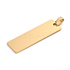 Ion Plating(IP) 304 Stainless Steel Pendants LS-STAS-D142-01C-G-1