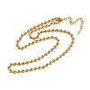 4MM 304 Stainless Steel Heart Link Chain Necklaces for Women X-NJEW-G179-06G-2