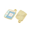 Golden Plated Alloy Enamel Pendants LS-X-ENAM-Z017-12G-01-2