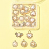 20Pcs 5 Styles Alloy Rhinestone Charms ALRI-FS0001-06-6
