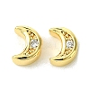 Brass Micro Pave Cubic Zirconia Beads FIND-Z035-16G-1