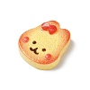 Cute Opaque Resin Cabochons RESI-G106-02C-2