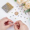 160Pcs 2 Colors Tibetan Style Alloy Beads FIND-AR0005-44-4