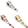 3 Roll 3 Style Self Adhesive Paper Stickers DIY-SZ0003-07-2
