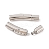 Tarnish Resistant 304 Stainless Steel Bayonet Clasps STAS-I013-4mm-1