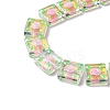 Transparent Glass Beads Strands LAMP-K037-11D-3
