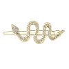 Alloy Rhinestone Hair Bobby Pins PHAR-I009-02A-G-1