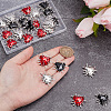 24Pcs 3 Colors Tibetan Style Alloy Pendants FIND-SC0025-49-3