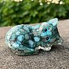 Resin Sleeping Cat Display Decoration PW-WG90471-02-1