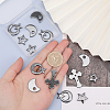 16Pcs 4 Styles Synthetic Non-magnetic Hematite Pendants G-CA0001-77-3