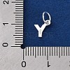 925 Sterling Silver Letter Charms LS-STER-C012-01S-Y-3