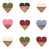 Resin & Wood Pendants RESI-CJ0001-17-3