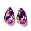 Faceted Teardrop Glass Pendants X1-GLAA-O008-A23-2