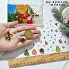 DIY Christmas Theme Glass & CCB Plastic Beads Jewelry Making Findings Kits DIY-YW0010-11-3