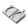 316 Stainless Steel Locket Pendants LS-STAS-C123-03B-P-2