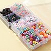 511Pcs 10 Style Transparent & Opaque Mixed Color Acrylic Beads MACR-FS0001-34-2