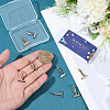 8Pcs 2 Colors Alloy Brooch Convert Pendant Hooks FIND-SC0019-07B-3