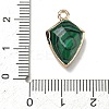 Synthetic Malachite Pendants G-K422-01G-02-3