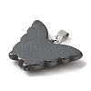 Synthetic Non-Magnetic Hematite Pendants G-E611-02P-2