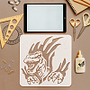 PET Hollow Out Drawing Painting Stencils DIY-WH0391-0946-3