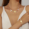 Alloy & Rhinestone & Glass & Porcelain & Plastic Pearl Beaded Necklaces & Beaded Bracelets FS-WG8B806-18-1