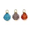 Natural Mixed Stone Pendants KK-B157-41B-1