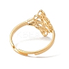 Sailor's Knot 304 Stainless Steel Hollow Adjustable Ring for Women RJEW-E073-04G-3