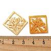 Natural Yellow Shell Pendants SSHEL-N038-03B-3