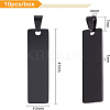 10Pcs 304 Stainless Steel Pendants STAS-BC0003-27B-2