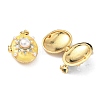 Brass Enamel Locket Pendants KK-F923-02C-G-3