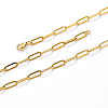201 Stainless Steel Paperclip Chain Necklaces for Women LS-KC1989-4