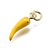 Brass Enamel Pendants LS-KK-Z100-10G-02-2