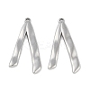 Non-Tarnish 304 Stainless Steel Pendants STAS-C106-01P-1