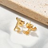 304 Stainless Steel Stud Earrings for Women STAS-Z117-15G-01-3