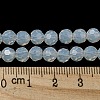 Imitation Jade Glass Beads Stands EGLA-A035-J6mm-D06-5