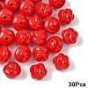 30Pcs Opaque Acrylic Beads OACR-YW0003-87D-1