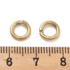 Ion Plating(IP) 304 Stainless Steel Open Jump Rings STAS-M081-02G-03-4