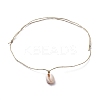 Adjustable Pendant Necklaces NJEW-JN02684-2