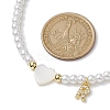 Brass Micro Pave Grade AAA Cubic Zirconia Letter Pendant Necklaces NJEW-JN04771-18-3