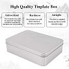 Rectangular Empty Tinplate Boxes CON-OC0001-06MS-4