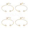Rack Plating Adjustable Brass Slider Bracelets YS-TAC0001-13G-1